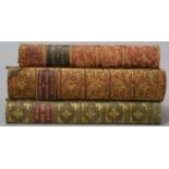 A Collection of Three 19th Century Leather Bond Books to Include a Leather Bound Edition of