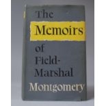 1958 Edition of The Memoirs of Field-Marshal Montgomery Complete with Dust Jacket (Condition Flaws