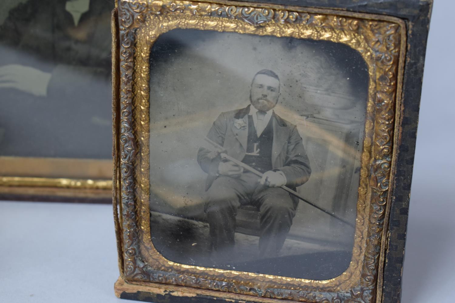 A Collection of Four Late 19th Century Daguerreotype Cased Photographs - Image 4 of 5