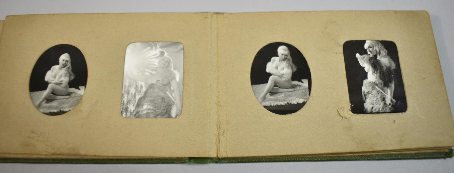 A Small Stickyback Album Containing Risque Photographs of Girl, Mid 20th Century - Image 3 of 3