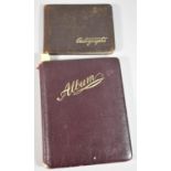 Two Autograph Books Containing Poems and Verses, Watercolours and Photographs, One 1930's one 1950's