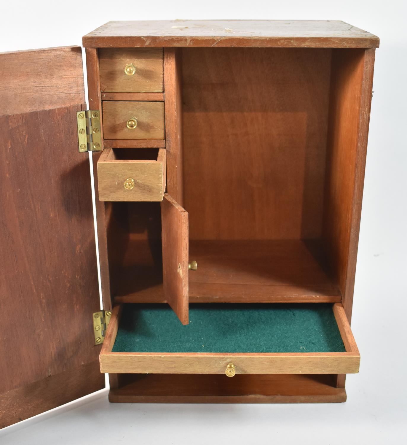 An Edwardian Mahogany Microscope Box, Fitted Interior, 26cm Wide and 38cm High - Image 3 of 3