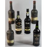 Three Hand Labelled Bottles of 1959 Sherry, "Three Crowns, Bottled 1959" Together with Bottles of