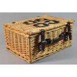 A Modern Co-op Wicker Picnic Basket, Empty, 40cm wide