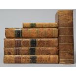 A Collection of Six 19th Century Leather Bond Books to Include Three Volumes of Chalmers's 1816