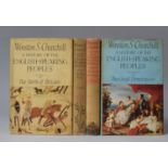 Four Volumes of Winston S Churchill's A History of English Speaking Peoples Published by Cassell
