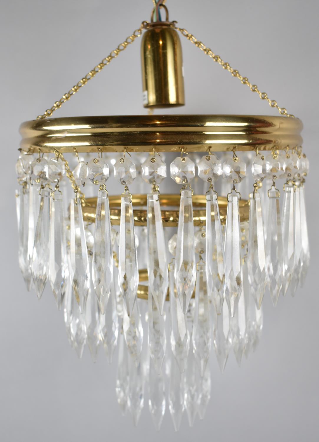 A Nice Quality Ceiling Chandelier with Swarovski Crystal Droppers