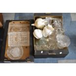 Two Boxes of Ceramics and Glassware