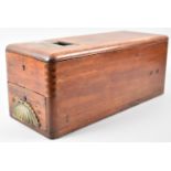 A Vintage Stokes Shop Till, Drawer Opens but Top Lid Locked, 43cm Long