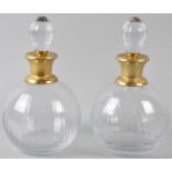 A Pair of Counter Top Factice Scent Bottles, Empty, 21cm high