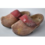 A Pair of Dutch Child's Clogs