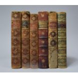 A Collection of Six Late 19th/Early 20th Century Leather Bound Books to Include 1902 Edition of