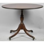 A Late 20th Century Oval Mahogany Occasional Table with Crossbanded Top, 65cm Long