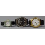 A Collection of Three Vintage Wrist Watches
