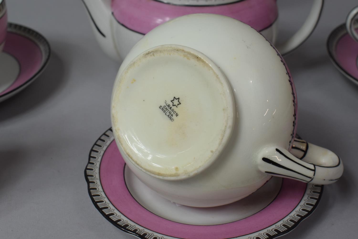 A Collection of Various Early/mid 20th Century Tea and Coffee Wares to comprise Collection of Pink - Image 2 of 5