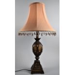 A Modern Vase Shaped Table Lamp with Shade, 67cm high