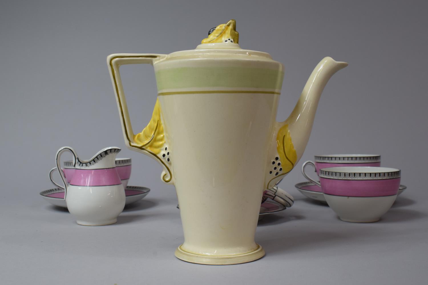 A Collection of Various Early/mid 20th Century Tea and Coffee Wares to comprise Collection of Pink - Image 4 of 5