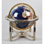 A Modern Table Top Specimen Globe, 33cm high