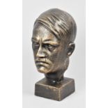 A Bronze Effect Portrait Bust of Adolf Hitler, 20.5cm high, (Plus VAT)