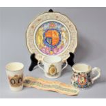 A Collection of Coronation Commemorative Mugs and Plates