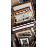 A Box of Various Pictures and Prints