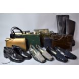 A Collection of Ladies Handbags, Boots and Shoes