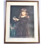 A Framed Print, "The Mayor's Daughter", After Mary Waller, 30x40cm
