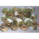 A Collection of Coalport Woodland Animals, John Constable and Other Decorated Plates