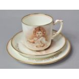 A Commemorative Trio, HRH Princess Elizabeth Born April 21st 1926 by Paragon China