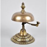A Late 19th/Early 20th Century Countertop Reception Bell, Working, 13cm high