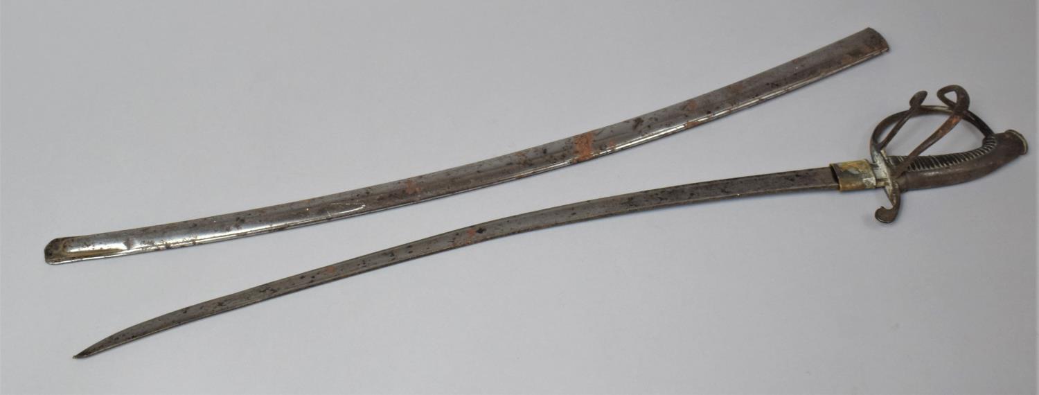 A Late Victorian/Edwardian Toy Sabre in Scabbard, 63cm Long - Image 2 of 3