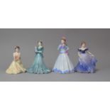 A Collection of Four Coalport Figural Ornaments
