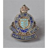 A Silver and Enamelled Brooch for the Royal Army Ordnance Corps