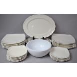 A Collection of White Kitchen China