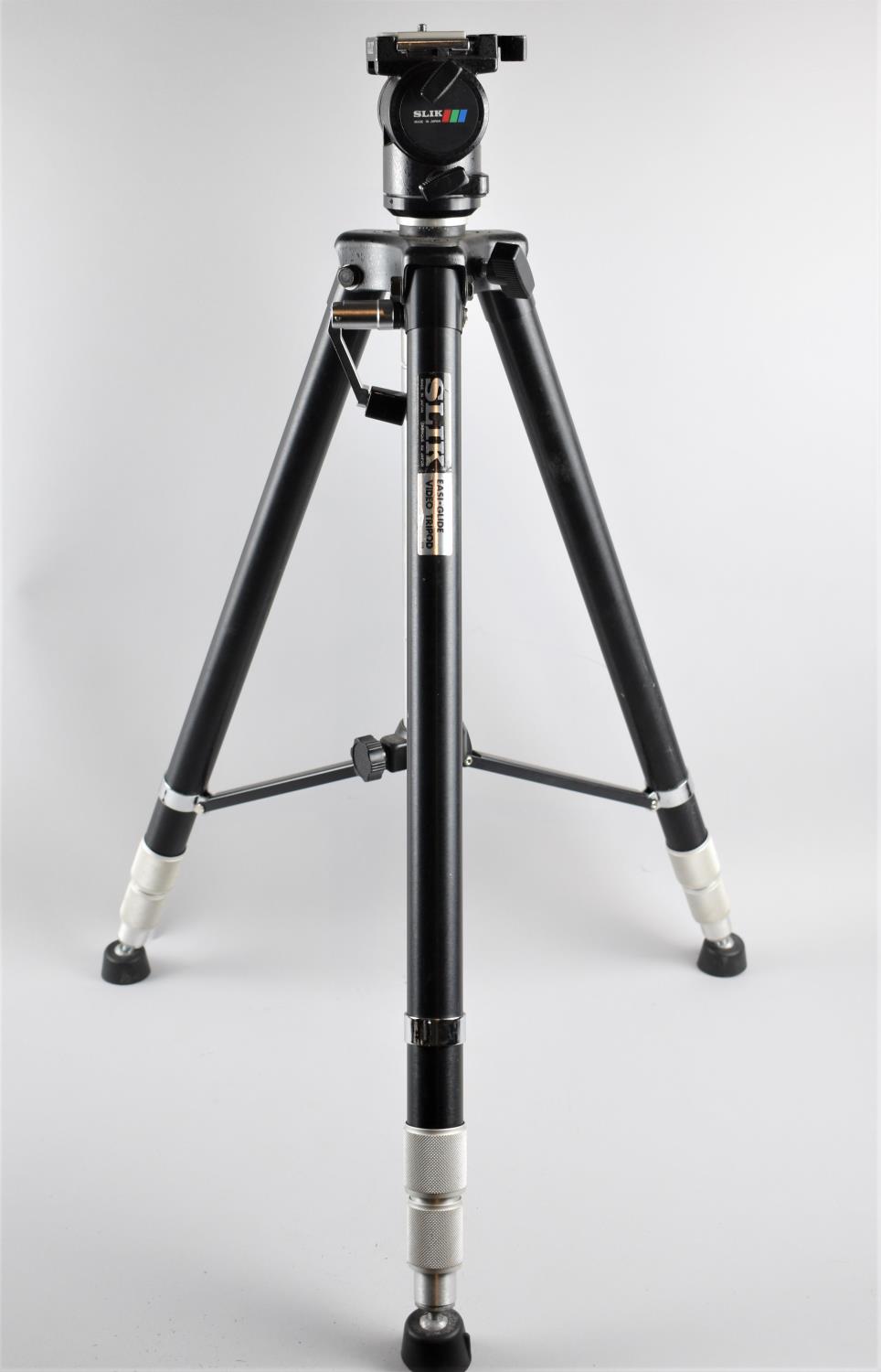 A Late 20th Slik Easy Glide Video Tripod