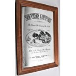 A Reproduction Southern Comfort Advertising Mirror, 55x37cm