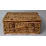 A Wicker Picnic Basket, 46cm wide