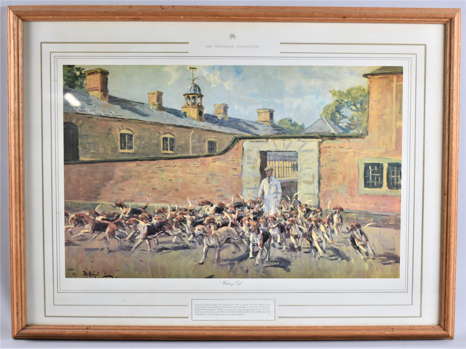 A Framed Wynnstay Collection Sporting Print, Walking Out, 48x30.5cm