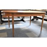 A Mid 20th Century G Plan Extending Oval Topped Dining Table, 162x111cm When Closed