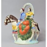 A Spanish Novelty Ceramic Decanter, "Recuerdo De Valencia" (Memory Of Valencia), 30cm high