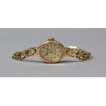 A 9ct Gold Vintage Quartz Ladies Wrist Watch by H Samuel, Total Weight 9g to Include Movement