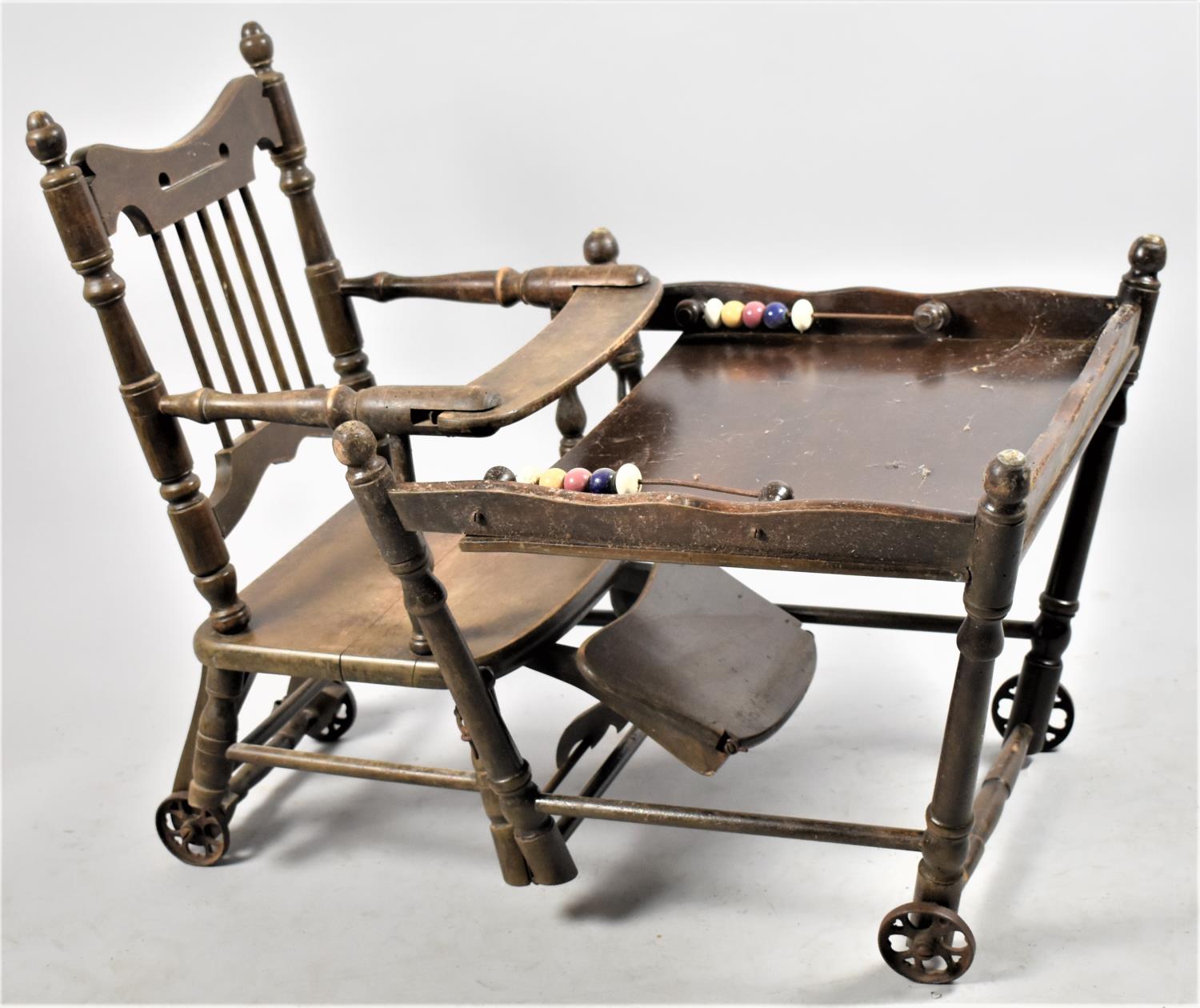 A Mid 20th Century Metamorphic Child's High Chair - Image 2 of 2