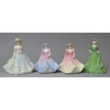 A Collection of Four Coalport Figures