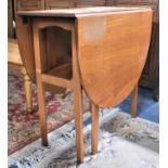 A Mid 20th Century Drop Leaf Dining Table, 76cm wide