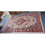 A Persian Handmade Sarough Mahal Rug, 208x131cm