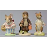 A Collection of Three Beswick Beatrix Potter Figures, BP2 Stamp