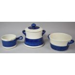 A Swedish Koka Collection of Kitchen Wares to Include Side Pouring Jug, Storage Jar and Bowl