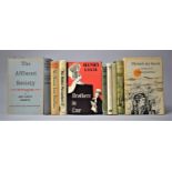 A Collection of Ten Vintage Books, all with Dust Covers To Include Letters From Syria by Freya Stark