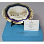 A Limited Edition Coalport Christmas Tray 1981, no.225/500, with Certificate and Box