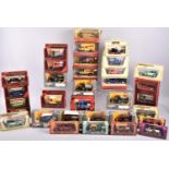 A Collection of Thirty-five Matchbox and Corgi Vintage Lorries and Cars, All Boxed